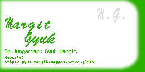 margit gyuk business card